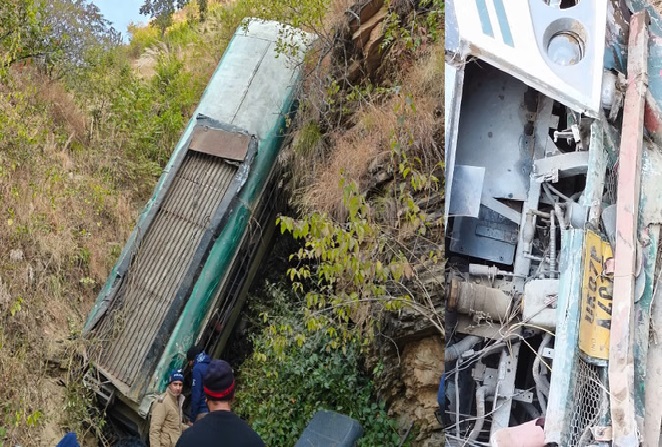 उत्तराखंड के अल्मोड़ा में बस गहरी खाई में गिरी, सात यात्रियों की मौत, बचाव कार्य जारी
