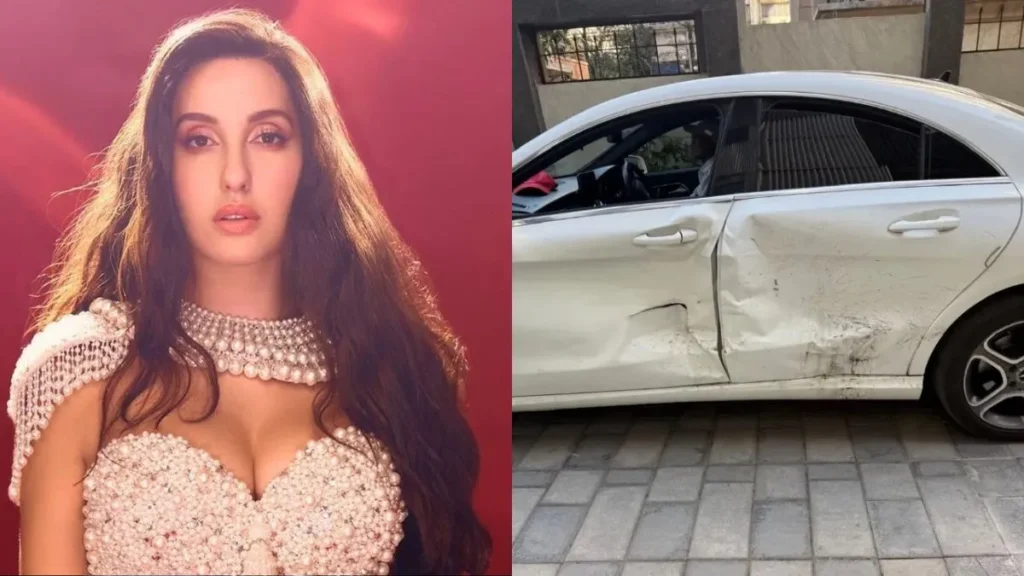डेविड गुएटा के कॉन्सर्ट से पहले नोरा फतेही की कार का एक्सीडेंट, मामूली चोट