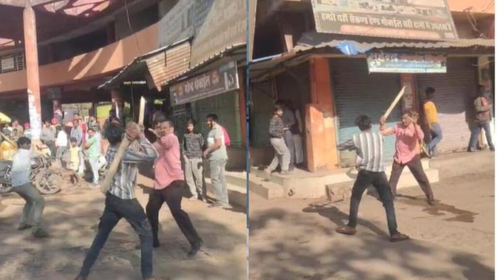 बस स्टैंड में दिनदहाड़े दो पक्षों में जमकर मारपीट, पैसे छिनने से मना करने पर नशेड़ियों के गैंग ने किया हमला